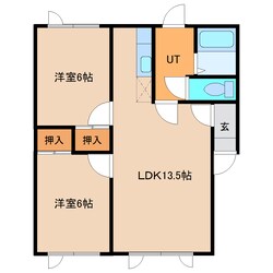 岩見沢駅 バス10分  ダイエー前下車：停歩2分 1階の物件間取画像